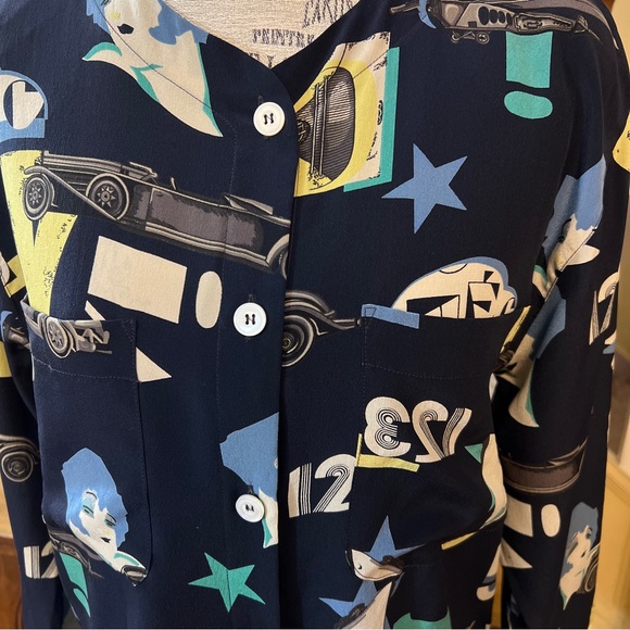 Laurel by Escada 100% Silk Blouse in Excellent w.  Size 36/US 6. - Picture 3 of 12